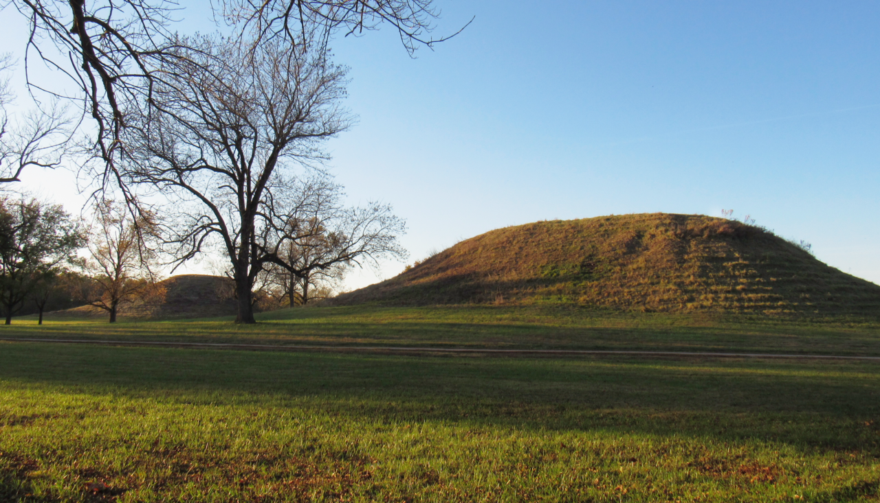 The Twin Mounds (mounds 59 and 60) at Cahokia Mounds