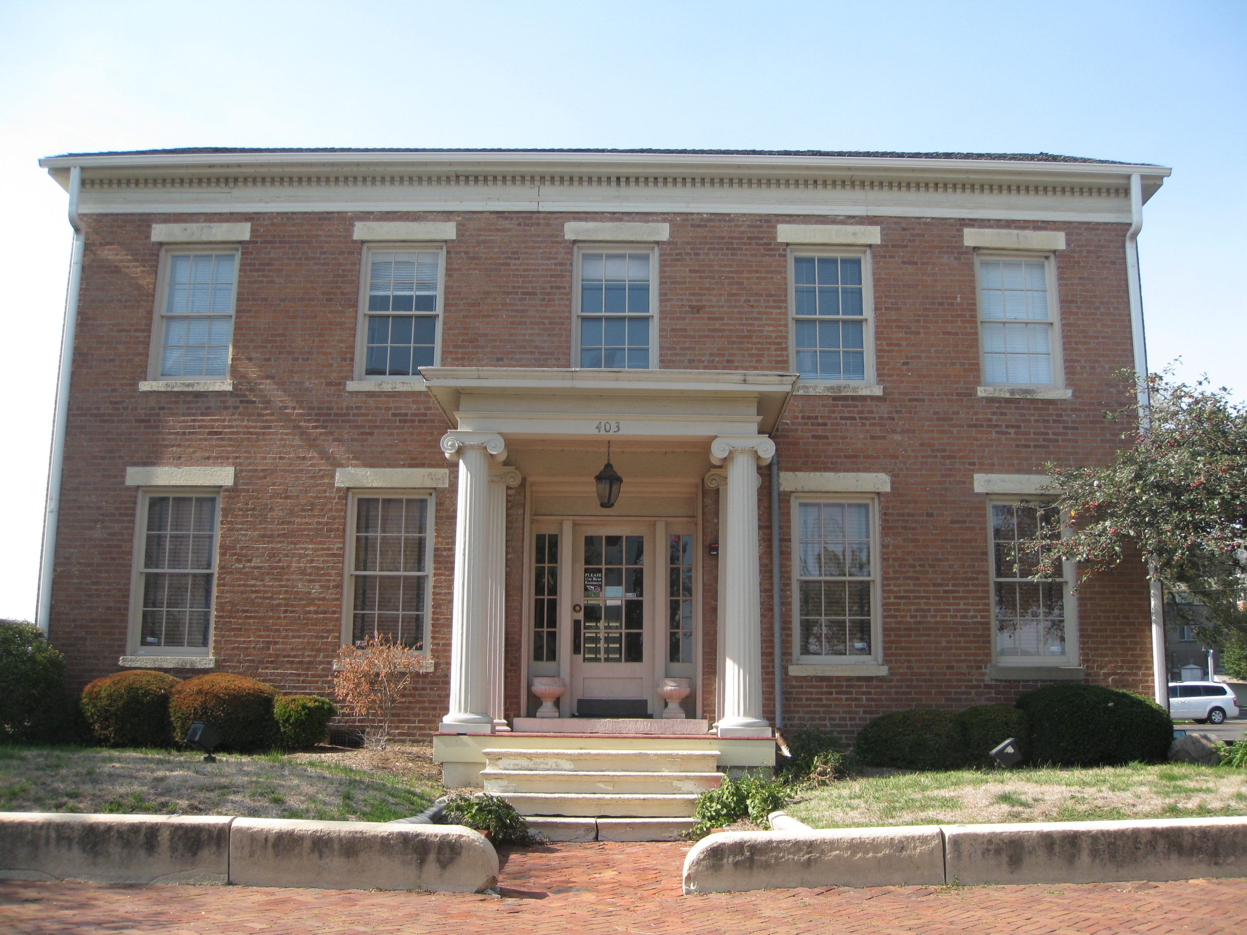 The 1839-1840 Judge Jacob Gale House at 403 N.E