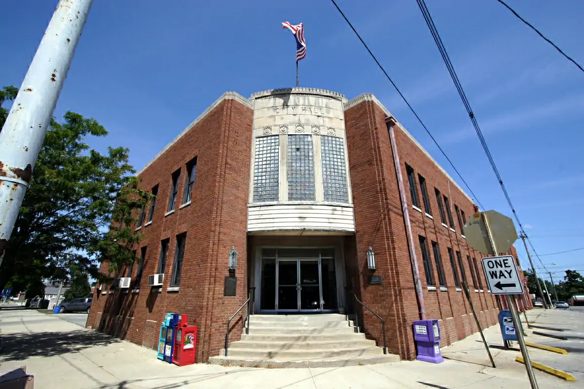 Mount Vernon, Illinois City hall .