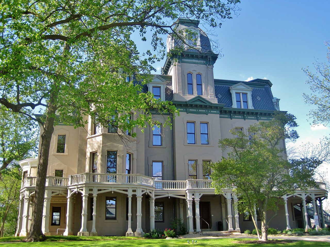 The Hegeler-Carus Mansion in LaSalle, a national landmark (1876)