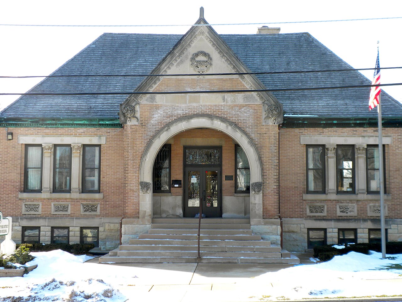Library Hall in Carpentersville, Illinois