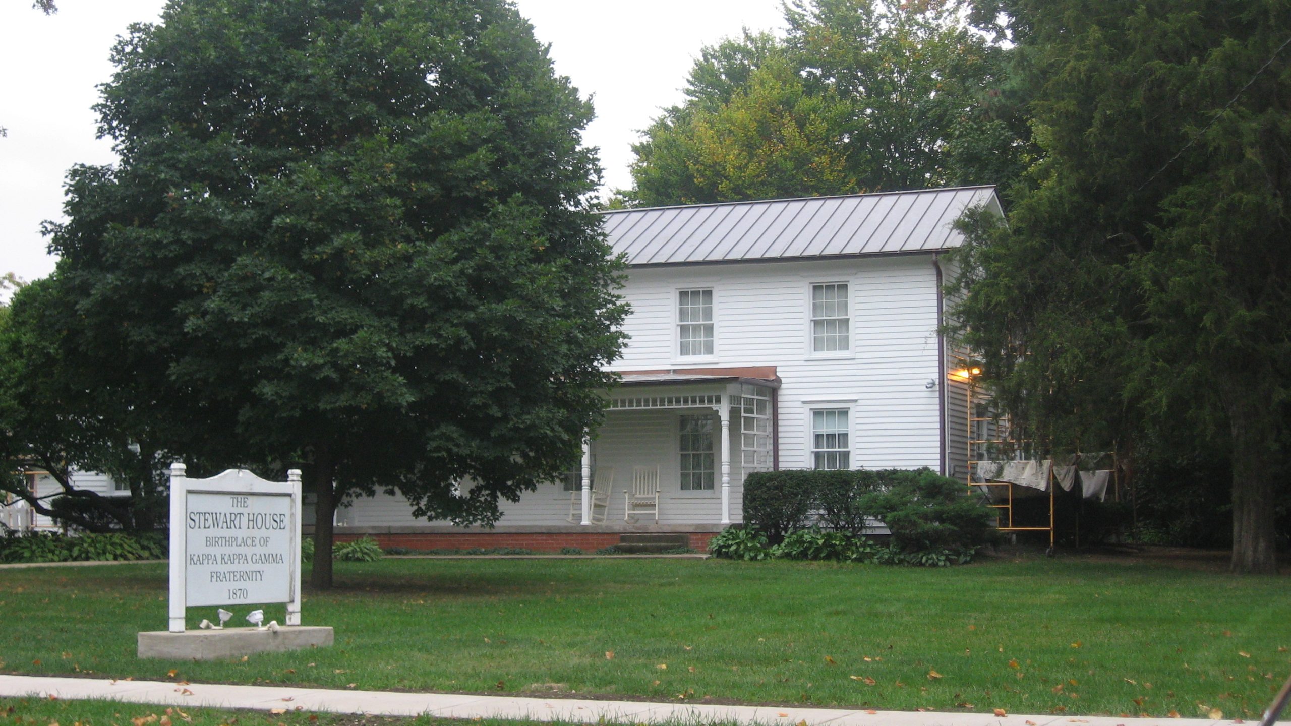 Front of the Minnie Stewart House , located at 1015 E