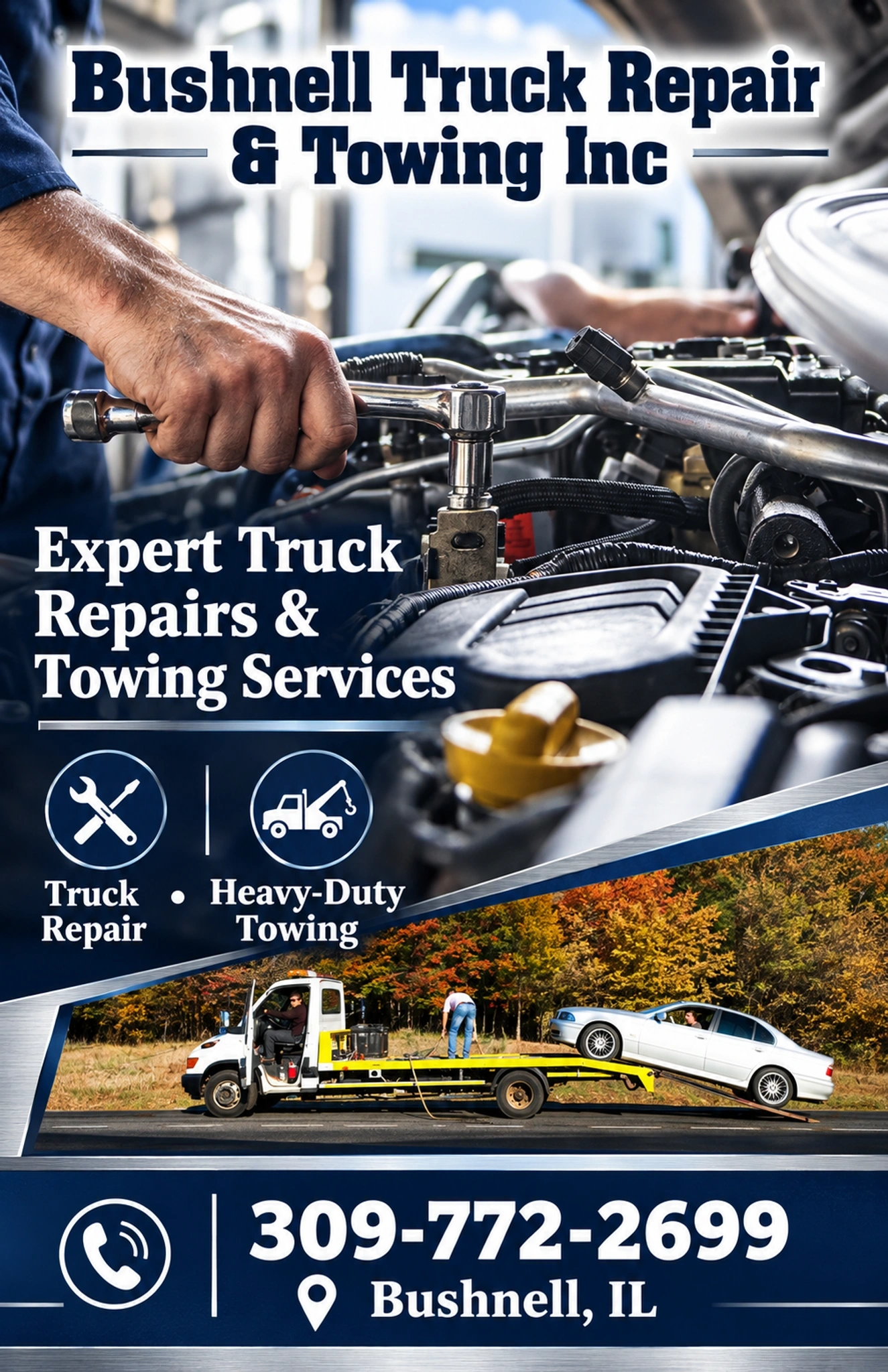 Bushnell Truck Repair & Towing Inc — 2 Portrait Bushnell Truck Repair & Towing Inc (1)