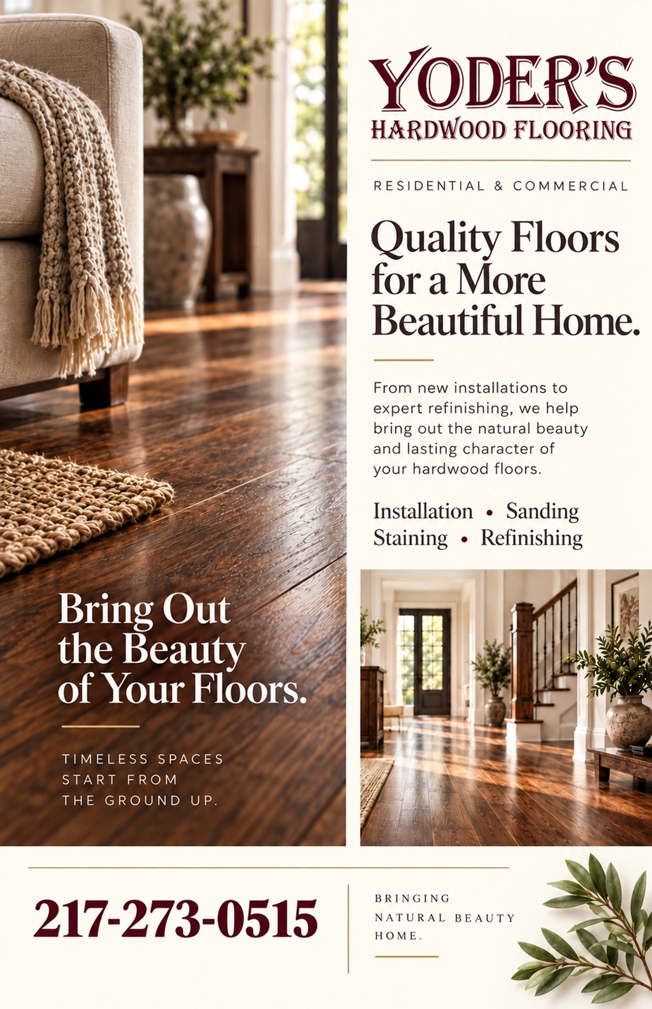 Yoder's Hardwood Flooring — 2 Portrait Yoder's Hardwood Flooring (3)