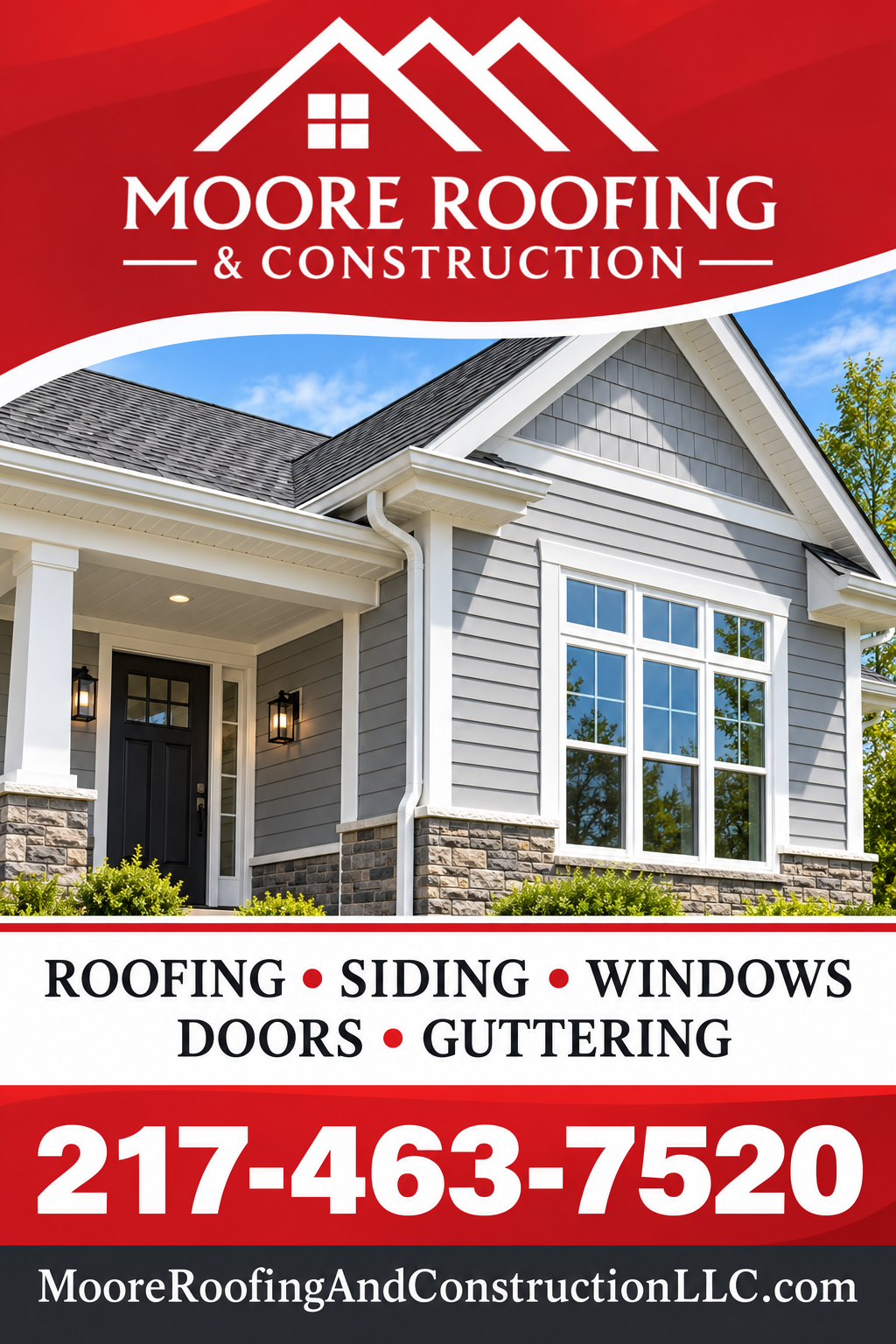 Moore Roofing & Construction — Moore Roofing & Construction Portrait Ad 3