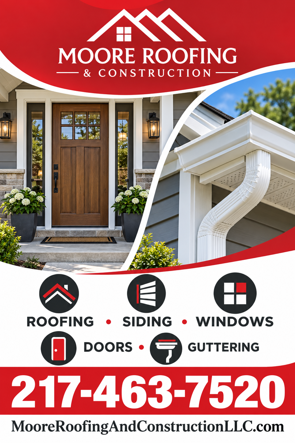 Moore Roofing & Construction — Moore Roofing & Construction Portrait Ad 4