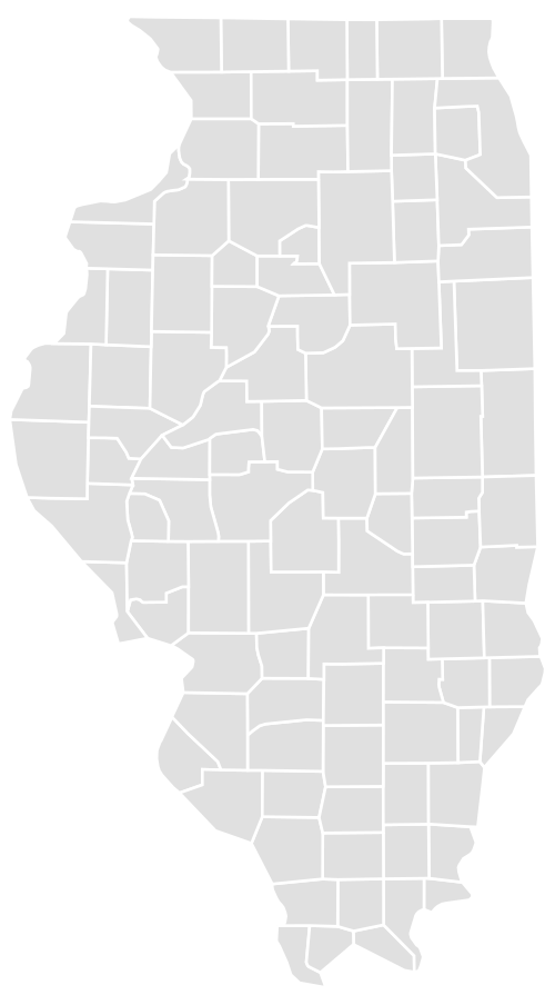 Illinois county map